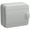 Корпус КМПн-8 TEKFOR IP65 сер. непрозр. дверь пластик. IEK TF5-KP73-N-08-65-K03-K03