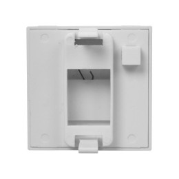 Панель лицевая 1 порт 45х45 Keystone шторка (DIY) SUPRLAN 10-0304-1