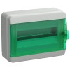 Корпус КМПн-12 TEKFOR IP65 зел. прозр. дверь пластик. IEK TF5-KP72-N-12-65-K03-K06