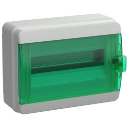 Корпус КМПн-12 TEKFOR IP65 зел. прозр. дверь пластик. IEK TF5-KP72-N-12-65-K03-K06