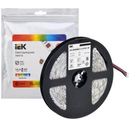 Лента светодиодная LED LSR-5050RGB60-14.4-IP20-12В (уп.5м) IEK LSR2-3-060-20-3-05