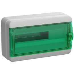 Корпус КМПн-18 TEKFOR IP65 зел. прозр. дверь пластик. IEK TF5-KP72-N-18-65-K03-K06
