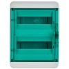 Корпус КМПн-24 TEKFOR IP65 зел. прозр. дверь пластик. IEK TF5-KP72-N-24-65-K03-K06