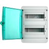 Корпус КМПн-24 TEKFOR IP65 зел. прозр. дверь пластик. IEK TF5-KP72-N-24-65-K03-K06