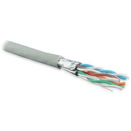 Кабель витая пара U/FTP кат.6 4х2х23AWG solid LSZH нг(А)-HF UFTP4-C6-S23-IN-LSZH-GY-500 (м) Hyperlin