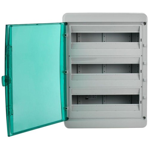 Корпус КМПн-54 TEKFOR IP65 зел. прозр. дверь пластик. IEK TF5-KP72-N-54-65-K03-K06