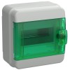 Корпус КМПн-6 TEKFOR IP65 зел. прозр. дверь пластик. IEK TF5-KP72-N-06-65-K03-K06
