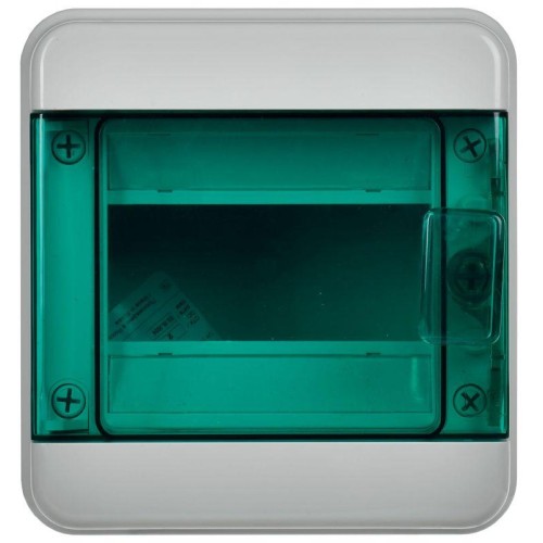 Корпус КМПн-6 TEKFOR IP65 зел. прозр. дверь пластик. IEK TF5-KP72-N-06-65-K03-K06