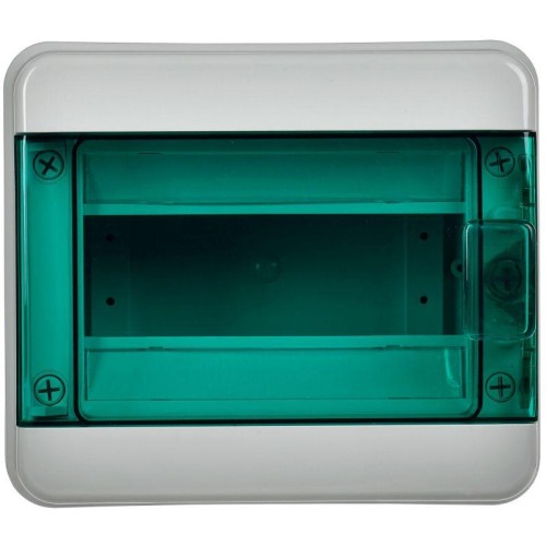 Корпус КМПн-8 TEKFOR IP65 зел. прозр. дверь пластик. IEK TF5-KP72-N-08-65-K03-K06