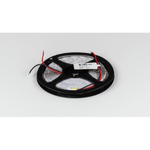Лента светодиодная ПРО 2835 126 LED/м 13 Вт/м 24В IP20 тепл. бел. (уп.5м) SWG PRO 00-00005854