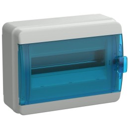 Корпус КМПн-12 TEKFOR IP65 син. прозр. дверь пластик. IEK TF5-KP72-N-12-65-K03-K07