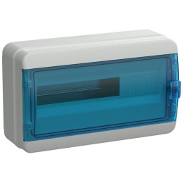 Корпус КМПн-18 TEKFOR IP65 син. прозр. дверь пластик. IEK TF5-KP72-N-18-65-K03-K07