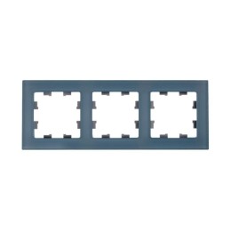 Рамка 3-пост. AtlasDesign Nature натур. стекло грифель SE ATN360703