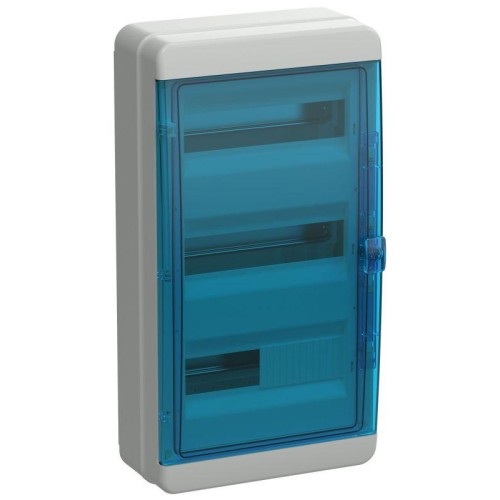 Корпус КМПн-36 TEKFOR IP65 син. прозр. дверь пластик. IEK TF5-KP72-N-36-65-K03-K07