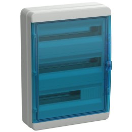 Корпус КМПн-54 TEKFOR IP65 син. прозр. дверь пластик. IEK TF5-KP72-N-54-65-K03-K07