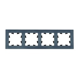 Рамка 4-пост. AtlasDesign Nature натур. стекло грифель SE ATN360704