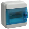 Корпус КМПн-6 TEKFOR IP65 син. прозр. дверь пластик. IEK TF5-KP72-N-06-65-K03-K07