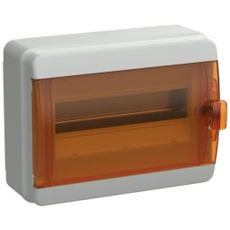 Корпус КМПн-12 TEKFOR IP65 оранж. прозр. дверь пластик. IEK TF5-KP72-N-12-65-K03-K09