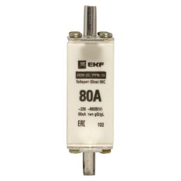 Вставка плавкая ППН-33 100/80А габарит 00С PROxima EKF fus-33/100/80