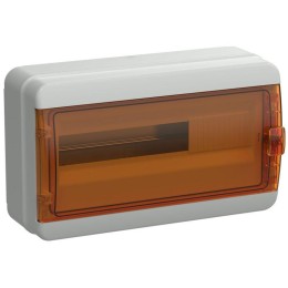 Корпус КМПн-18 TEKFOR IP65 оранж. прозр. дверь пластик. IEK TF5-KP72-N-18-65-K03-K09