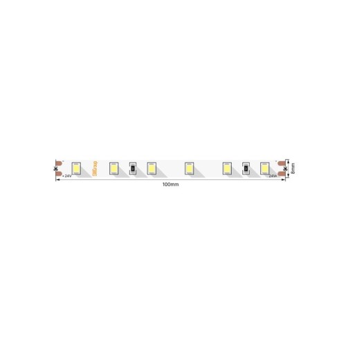 Лента светодиодная ПРО 2835 60LED/м 4.8Вт/м нейтр. бел. 24В IP20 (уп.5м) SWG PRO 00-00005271
