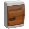 Корпус КМПн-24 TEKFOR IP65 оранж. прозр. дверь пластик. IEK TF5-KP72-N-24-65-K03-K09