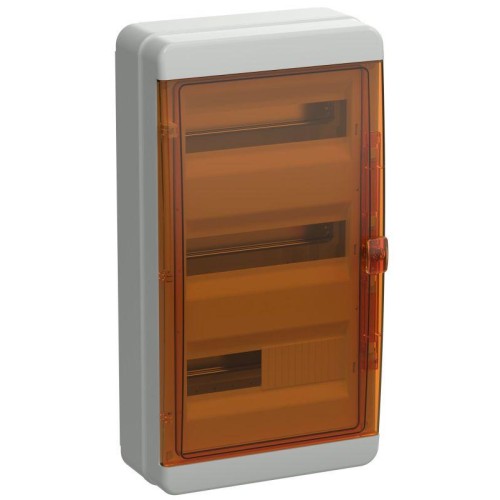 Корпус КМПн-36 TEKFOR IP65 оранж. прозр. дверь пластик. IEK TF5-KP72-N-36-65-K03-K09