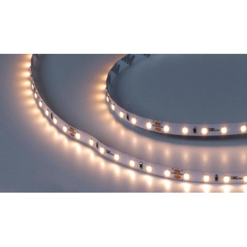 Лента светодиодная ПРО 2835 84LED/м 8.6Вт/м тепл. бел. 24В IP20 (уп.5м) SWG PRO 00-00005850