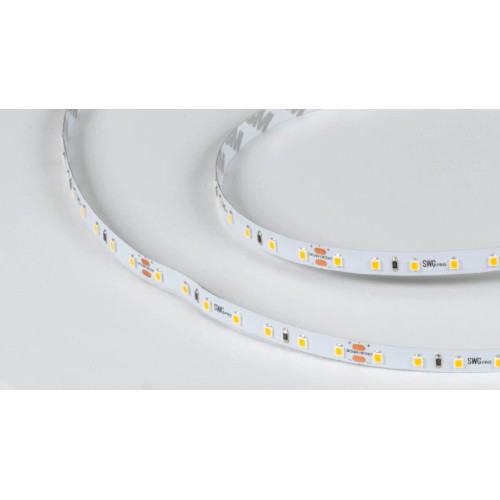 Лента светодиодная ПРО 2835 84LED/м 8.6Вт/м тепл. бел. 24В IP20 (уп.5м) SWG PRO 00-00005850