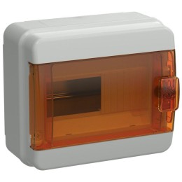 Корпус КМПн-8 TEKFOR IP65 оранж. прозр. дверь пластик. IEK TF5-KP72-N-08-65-K03-K09