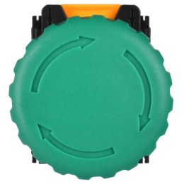 Кнопка "Грибок" 1НО+1НЗ MASTER поворотн. с фиксацией зел. IEK MI-BG60-11ZS-3-23-K06