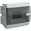 Корпус ЩРВ-П-6 UNION Compact IP41 черн. прозр. дверь пластик. IEK UIC-KP12-V-06-41-K01