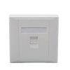 Панель лицевая 1 порт 80х80 Keystone шторка (DIY) SUPRLAN 10-0333-1