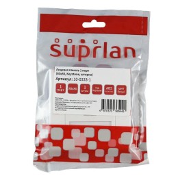 Панель лицевая 1 порт 80х80 Keystone шторка (DIY) SUPRLAN 10-0333-1
