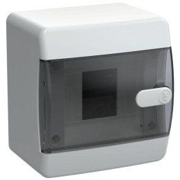 Корпус ЩРН-П-4 UNION Compact IP41 черн. прозр. дверь пластик. IEK UIC-KP12-N-04-41-K01