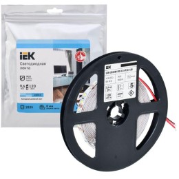 Лента светодиодная LED LSR-2835W120-9.6-IP20-12В (уп.5м) IEK LSR1-2-120-20-3-05