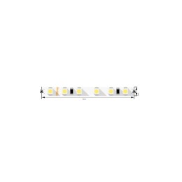 Лента светодиодная стандарт 3528 120LED/м 9.6Вт/м тепл. бел. 24В IP20 (уп.5м) SWG PRO 00-00005669