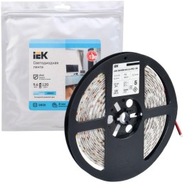 Лента светодиодная LED LSR-2835W120-9.6-IP65-12В (уп.5м) IEK LSR1-2-120-65-3-05