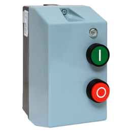 Пускатель в корпусе КМЭ 9А 230В с РТЭ Ir-1-1.6А и индикатором IP65 EKF ctrp-r-9-230v-1.6A-led