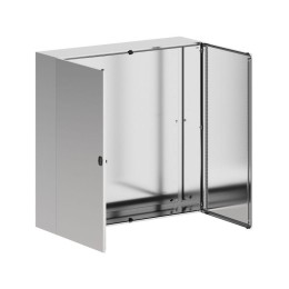 Корпус навесной STH с М/П двухдверный из нержавеющей стали AISI316 1200х1200х300мм без фланца DKC R5