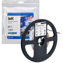 Лента светодиодная LED LSR-2835B60-4.8-IP20-12В (уп.5м) IEK LSR1-7-060-20-3-05