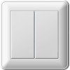 Выключатель 2-кл. СП W59 16А IP20 в сборе бел. SchE VS516-252-18