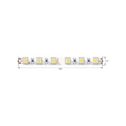 Лента светодиодная стандарт 5050 60LED/м 14.4Вт/м тепл. бел. 24В IP20 (уп.5м) SWG Standard 00-000063