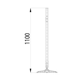 Конструкция опорная для горизонт. прямоугольн. воздуховодов и метал. лотков кабеленесущих систем TEC