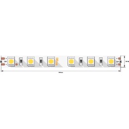 Лента светодиодная стандарт 5050 60LED/м 14.4Вт/м тепл. бел. 24В IP65 (уп.5м) SWG Standard 00-000094