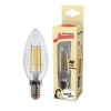 Лампа светодиодная Филамент 8Вт свеча 2700К E14 720лм 160-260В ЭКОНОМКА EcoLedFL8wCNE1427