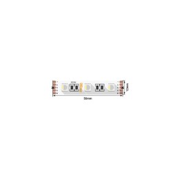 Лента светодиодная стандарт 5050 60LED/м 19.2Вт/м RGB + тепл. бел. 24В IP20 (уп.5м) SWG Standard 00-