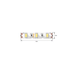 Лента светодиодная стандарт 5630 60 LED/м 12 Вт/м 12В IP20 холод. бел. (уп.5м) SWG Standard 00-00009