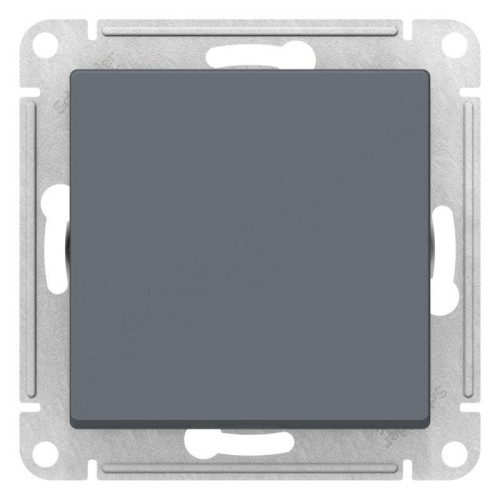 Выключатель 1-кл. AtlasDesign 2-п. 10А мех. грифель SE ATN000721