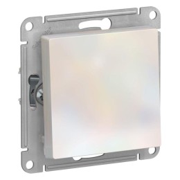 Выключатель 1-кл. AtlasDesign 2-п. 10А мех. жемчуж. SE ATN000421
